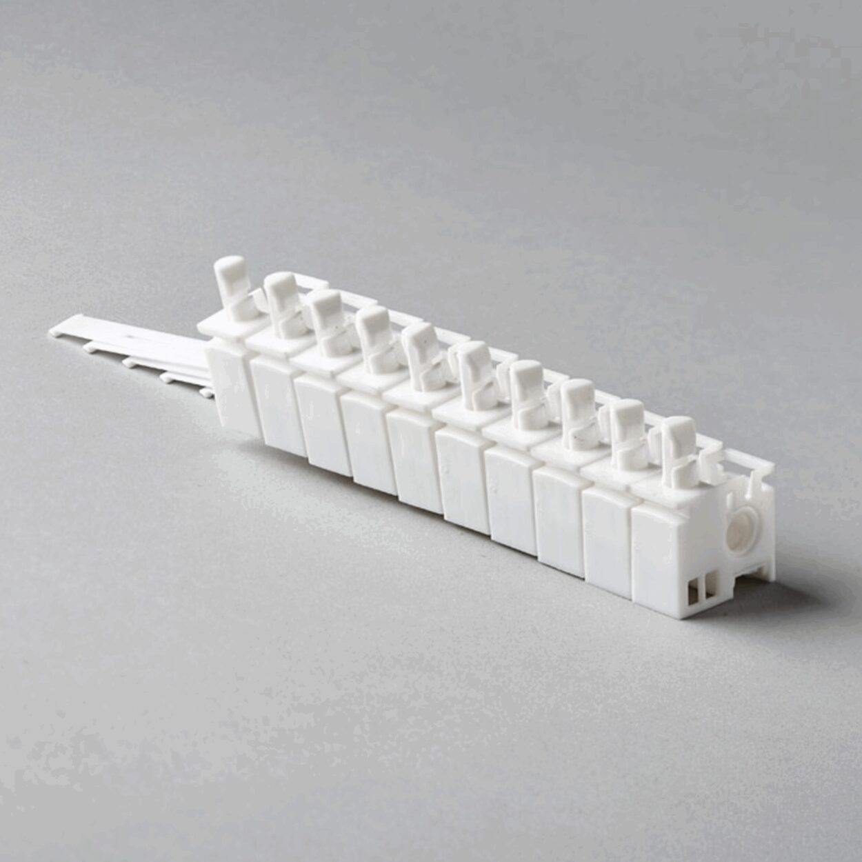 10 x 3.5 LHS  Carrier Trucks (White Plastic)