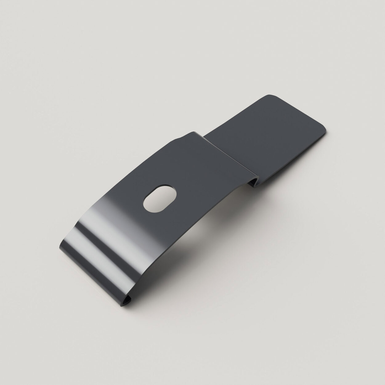 3x Anthracite Cassette Top Fixing Brackets