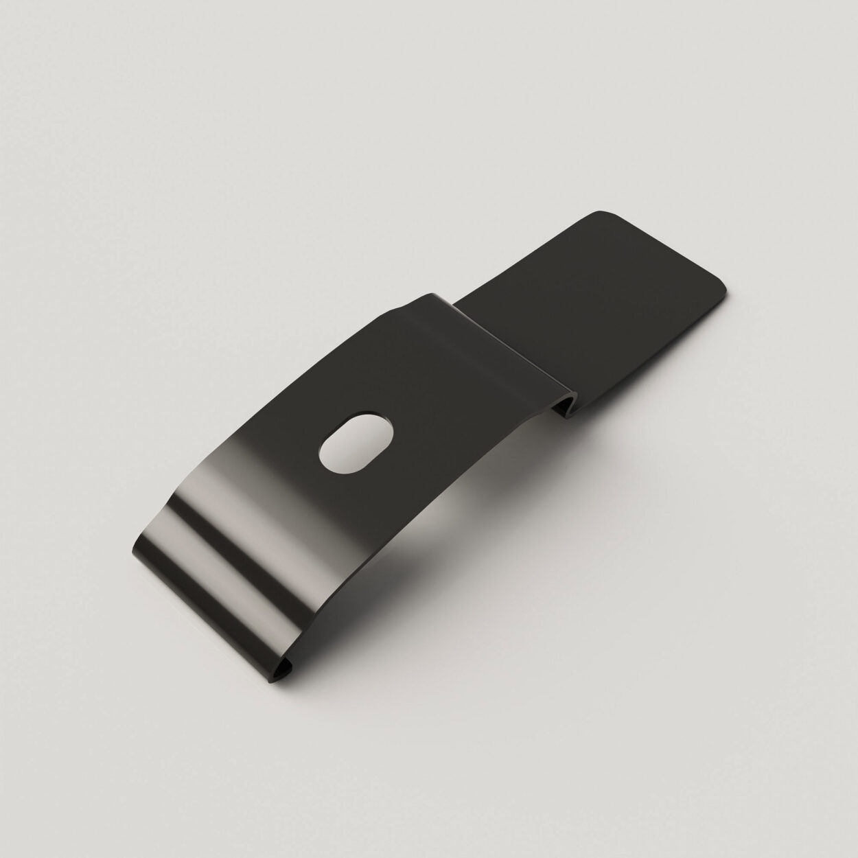 3x Black Cassette Top Fixing Brackets