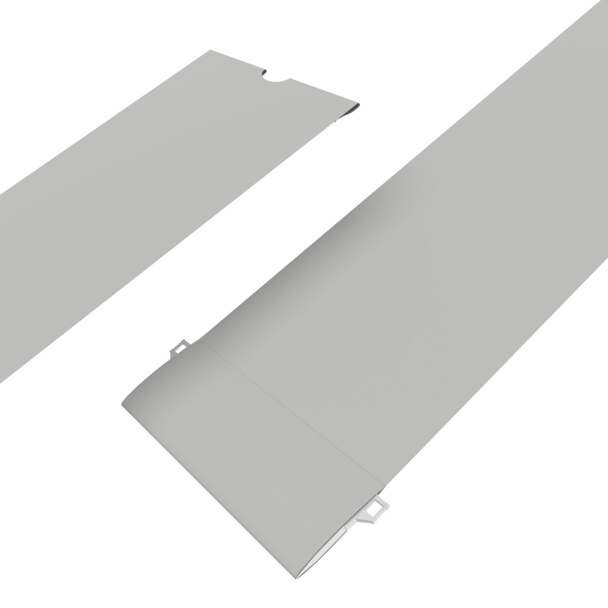Banlight Duo FR Grey 127mm Replacement Slats - Image 2