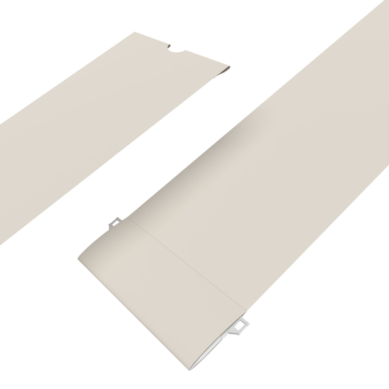 Banlight Duo FR Stone Grey 127mm Replacement Slats - Image 2