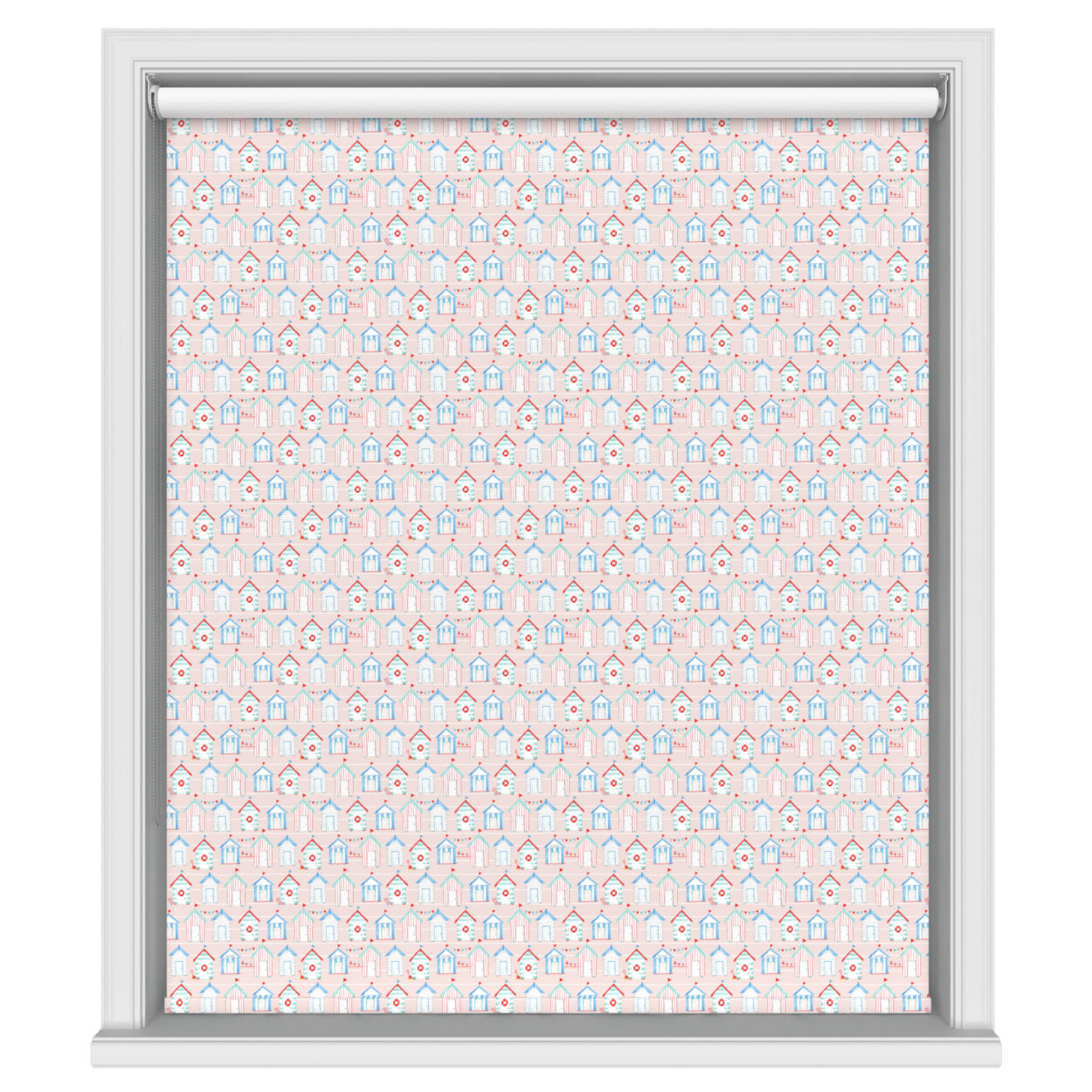 Beach Huts Blush Blackout - Image 2