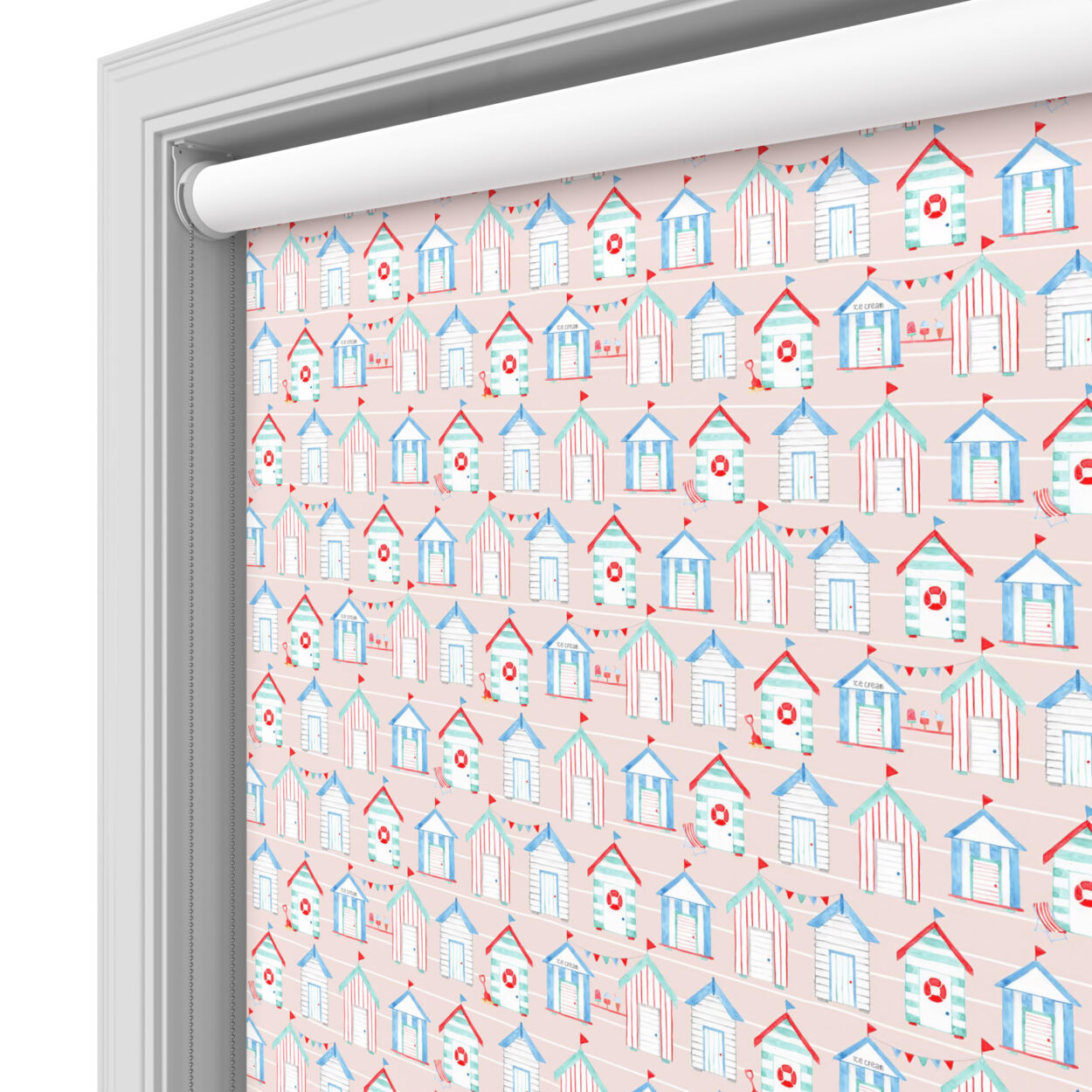 Beach Huts Blush Blackout - Image 4