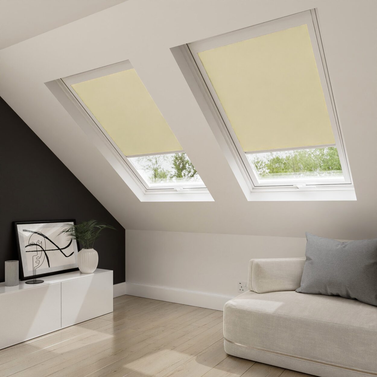 Bella Butter Blind For RoofLITE