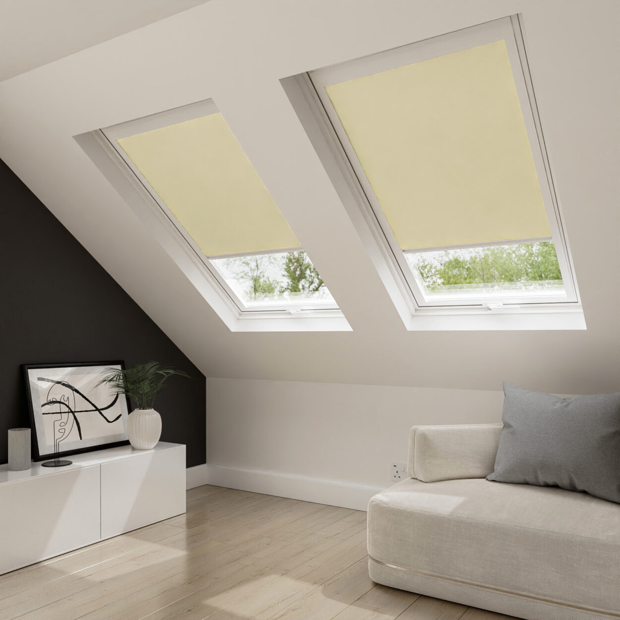 Bella Butter Blind For Velux