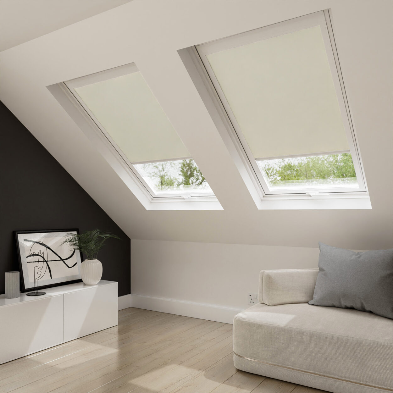 Bella Oyster Blind For Velux