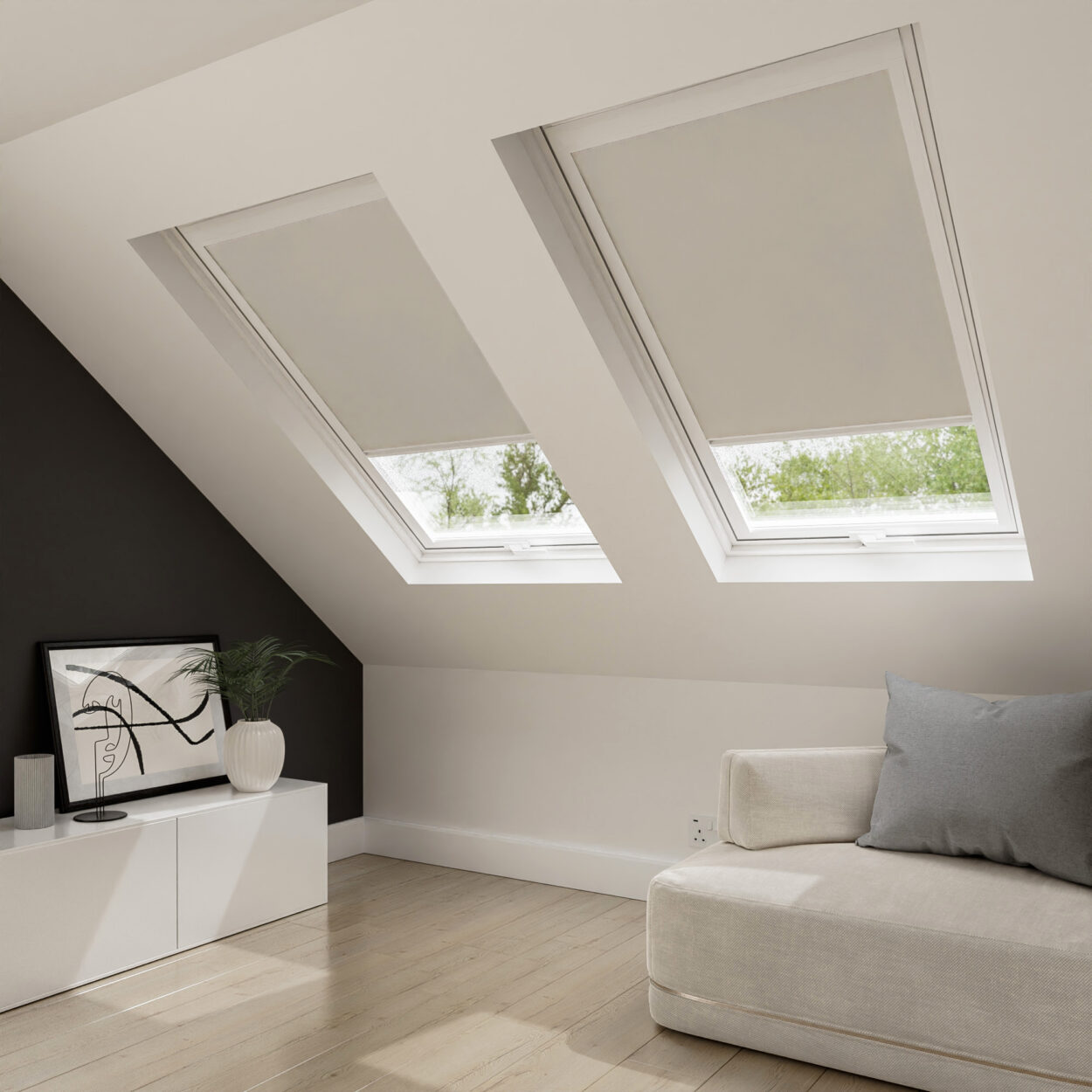 Bella Placid Blind For Velux