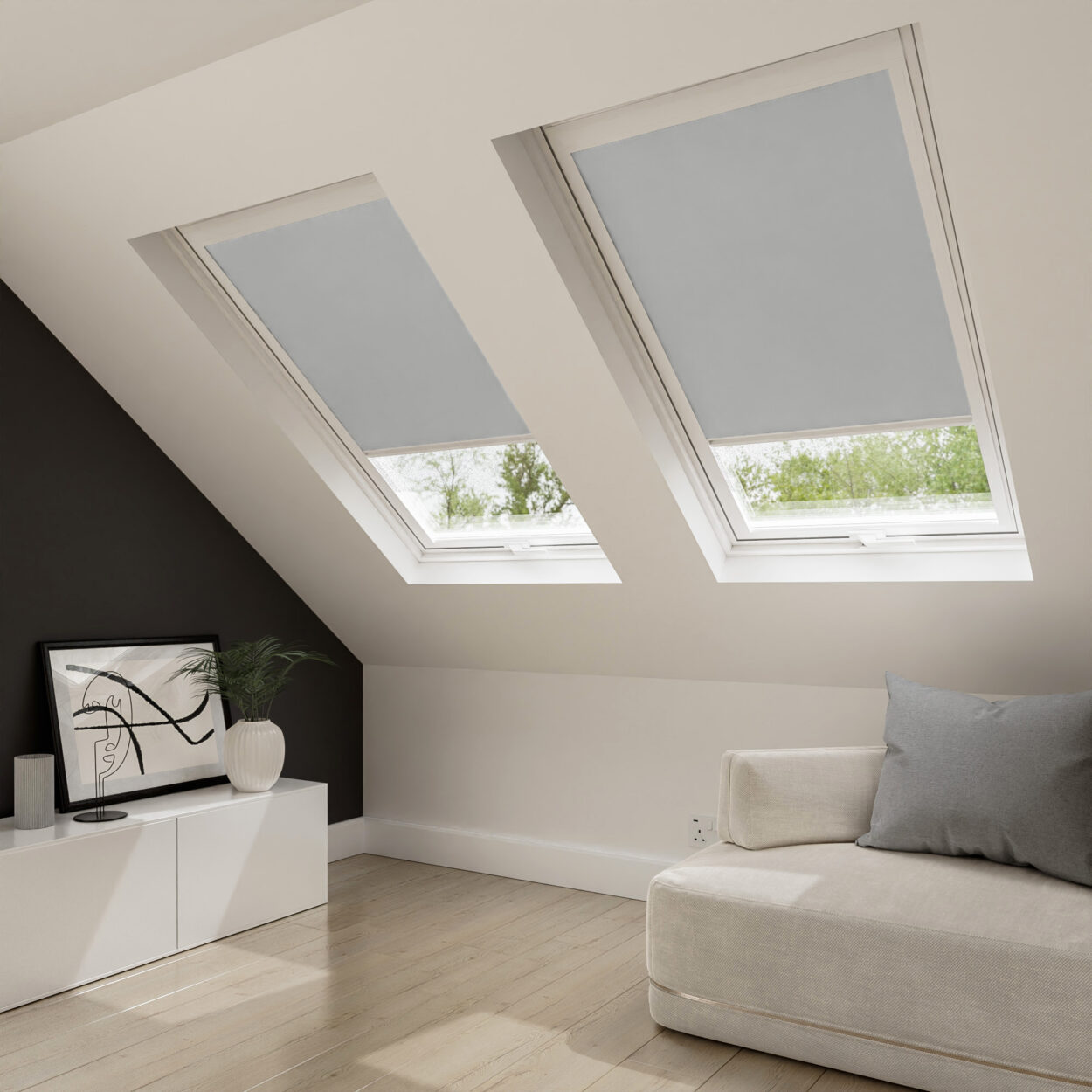 Bella Vellum Blind For Velux