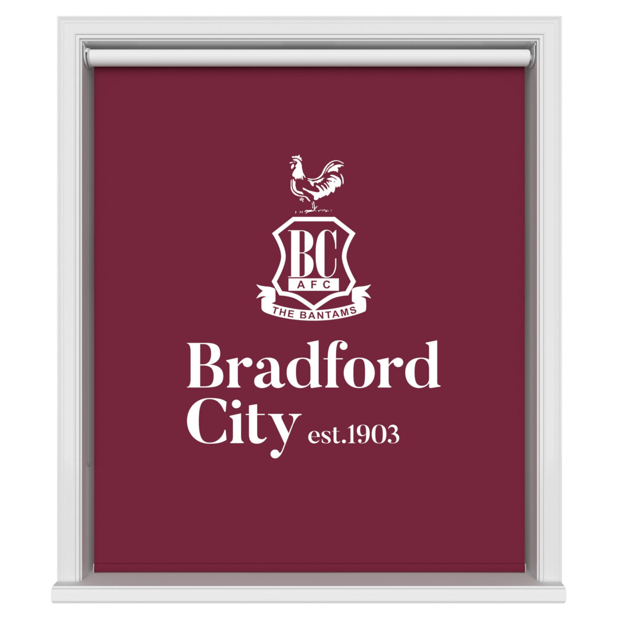 Bradford City AFC White On Claret