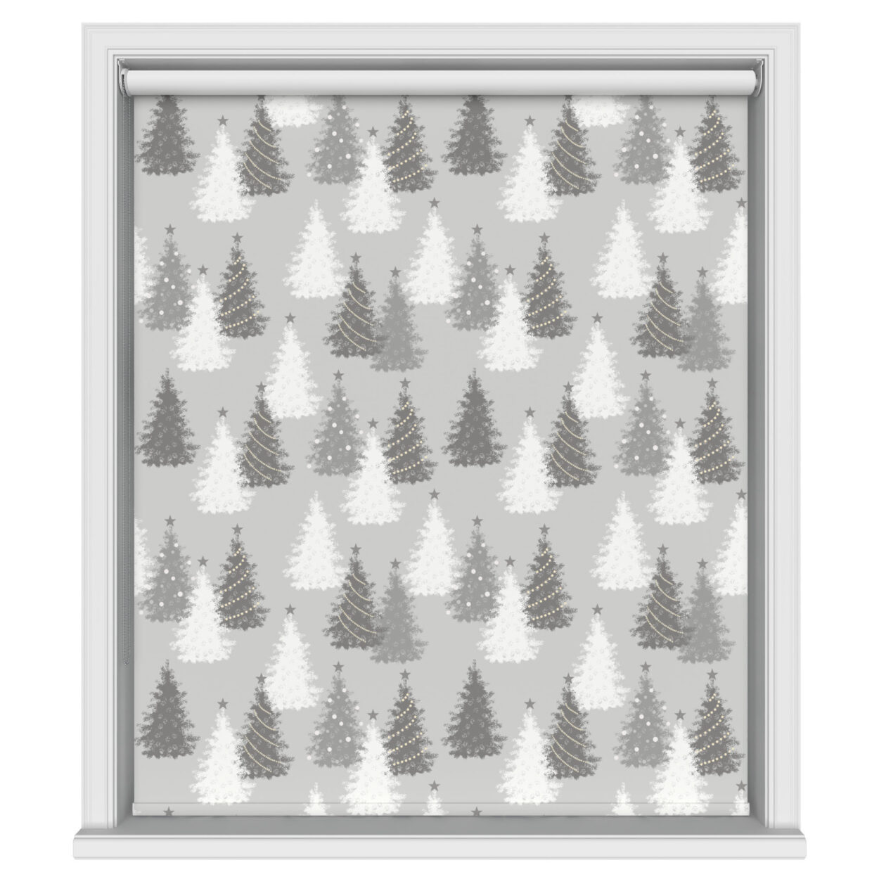 Christmas Trees Silver