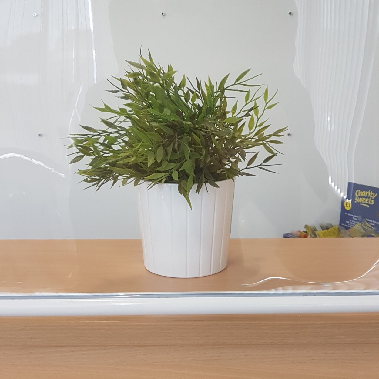 Clear Transparent PVC COVID-19 Roller Blind - Image 3