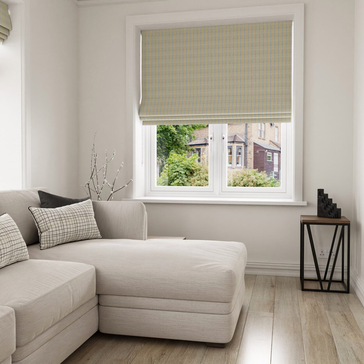 Emily Bond George Stripe Indigo - Image 2