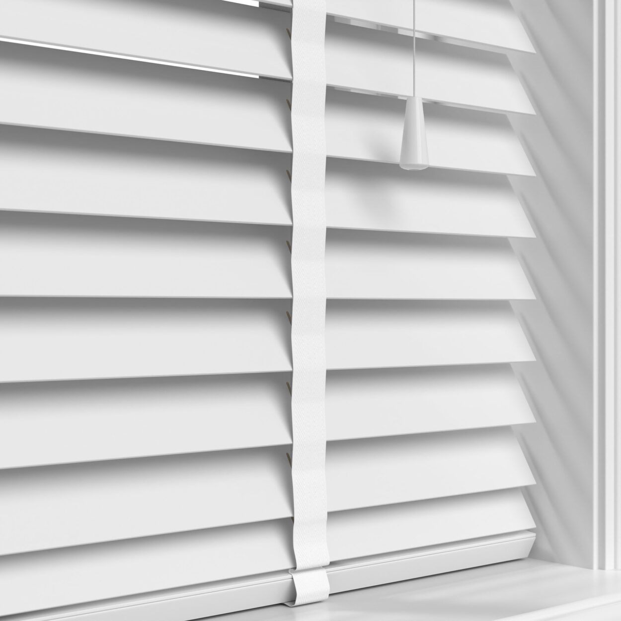 Gloss Pure White Real Wood With Tapes - Image 4