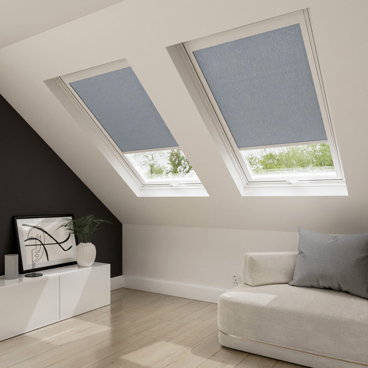 Hanson Denim Blind For Fakro