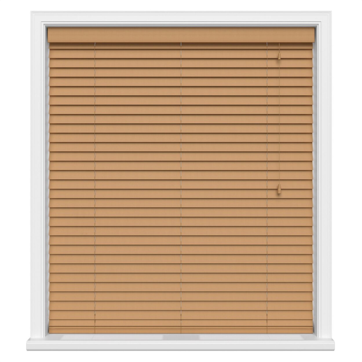 Honey Oak Real Wood Motorised