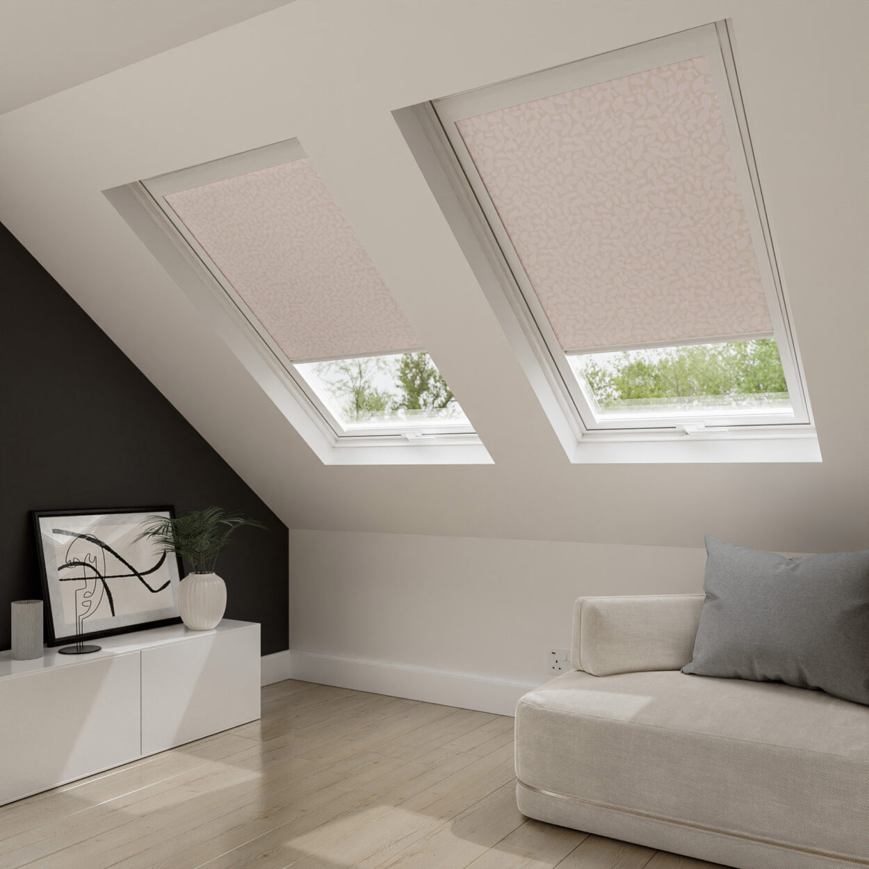 Isla Sorbet Blind For Velux