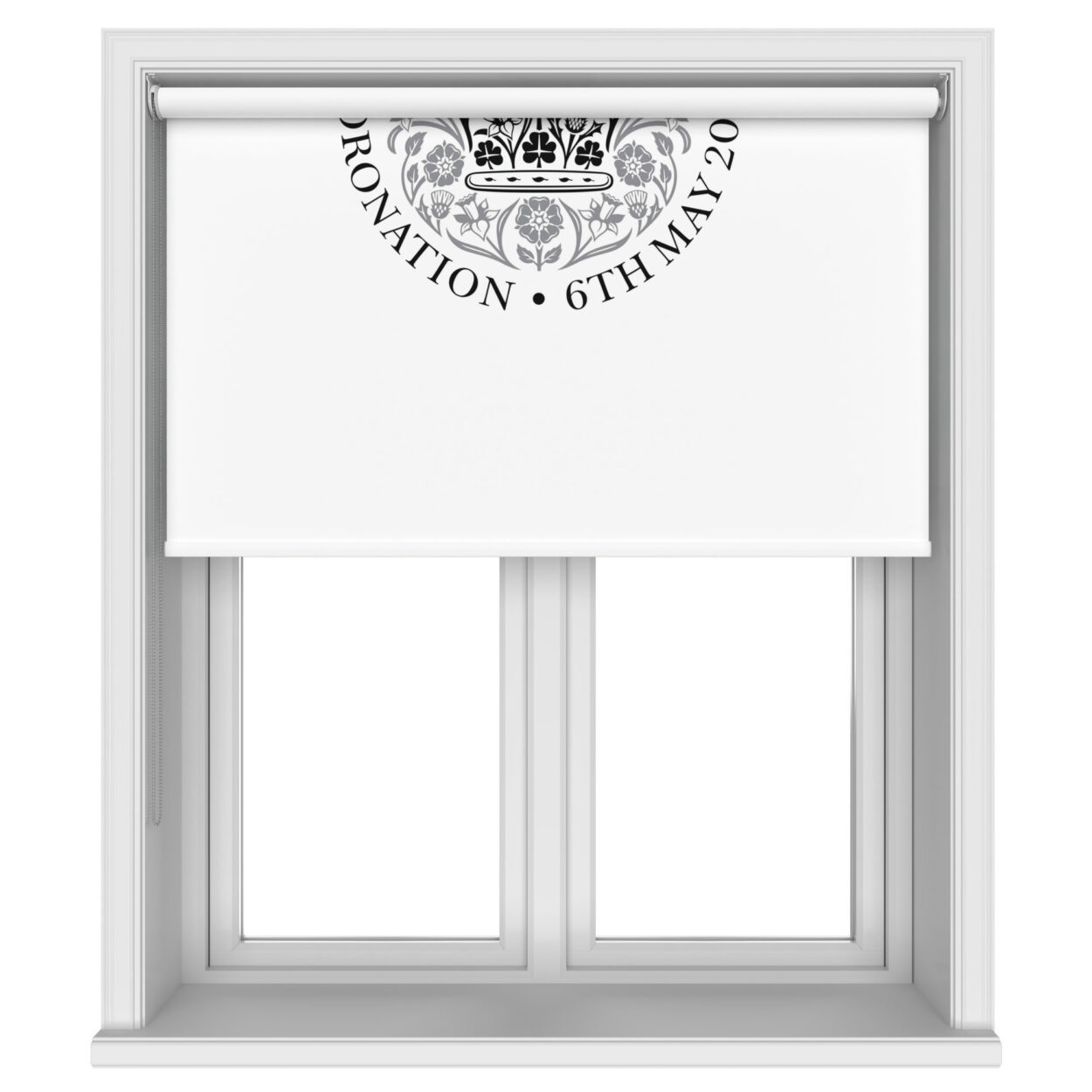 King Charles Coronation 2023 Emblem Monochrome - Image 2