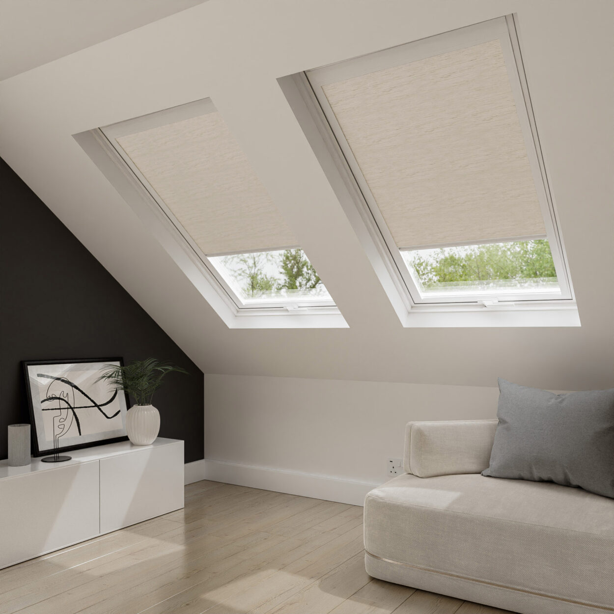 Plaza Stone Blind For Dakstra