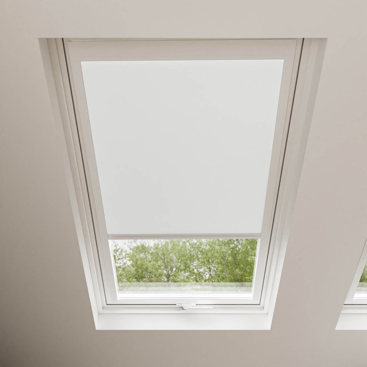 Pure White Blackout Blind for Velux - Image 2