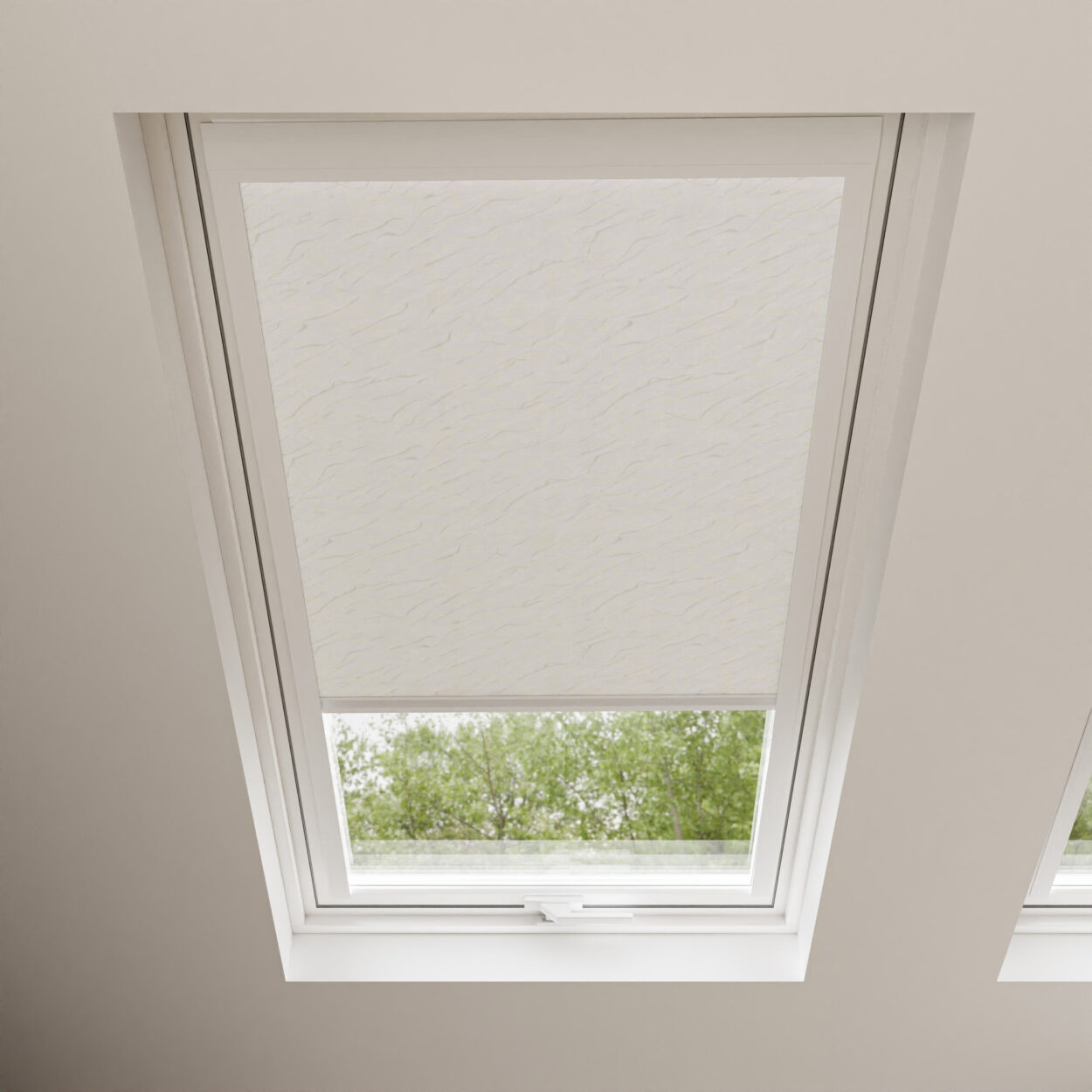 Sahara White Blind For Velux - Image 2