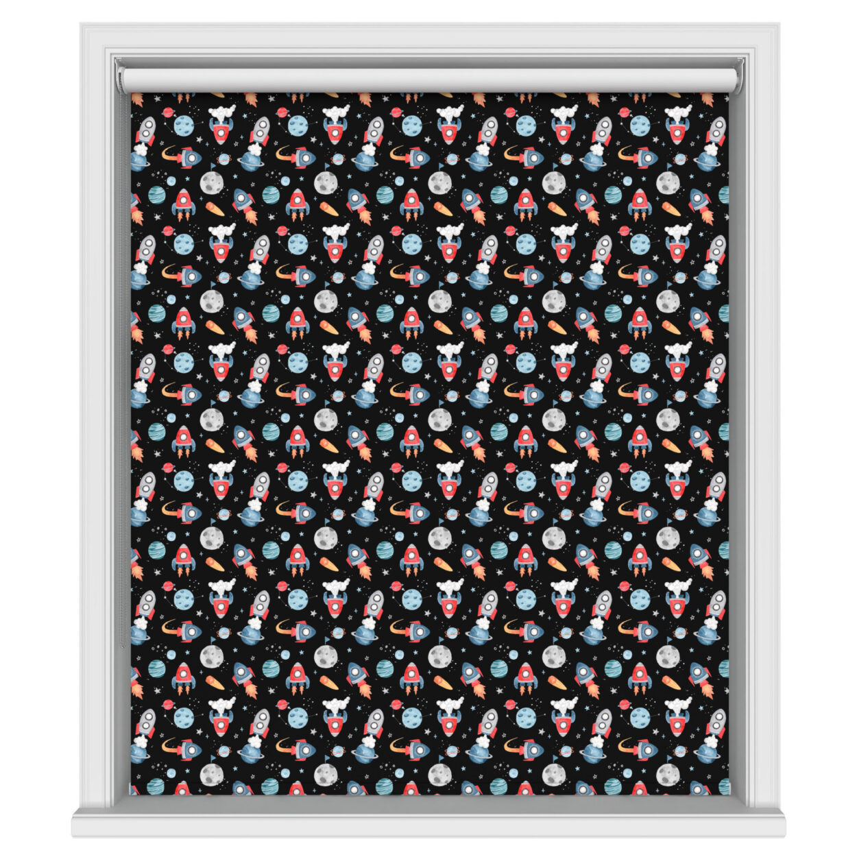 Space Rockets Black Blackout - Image 2