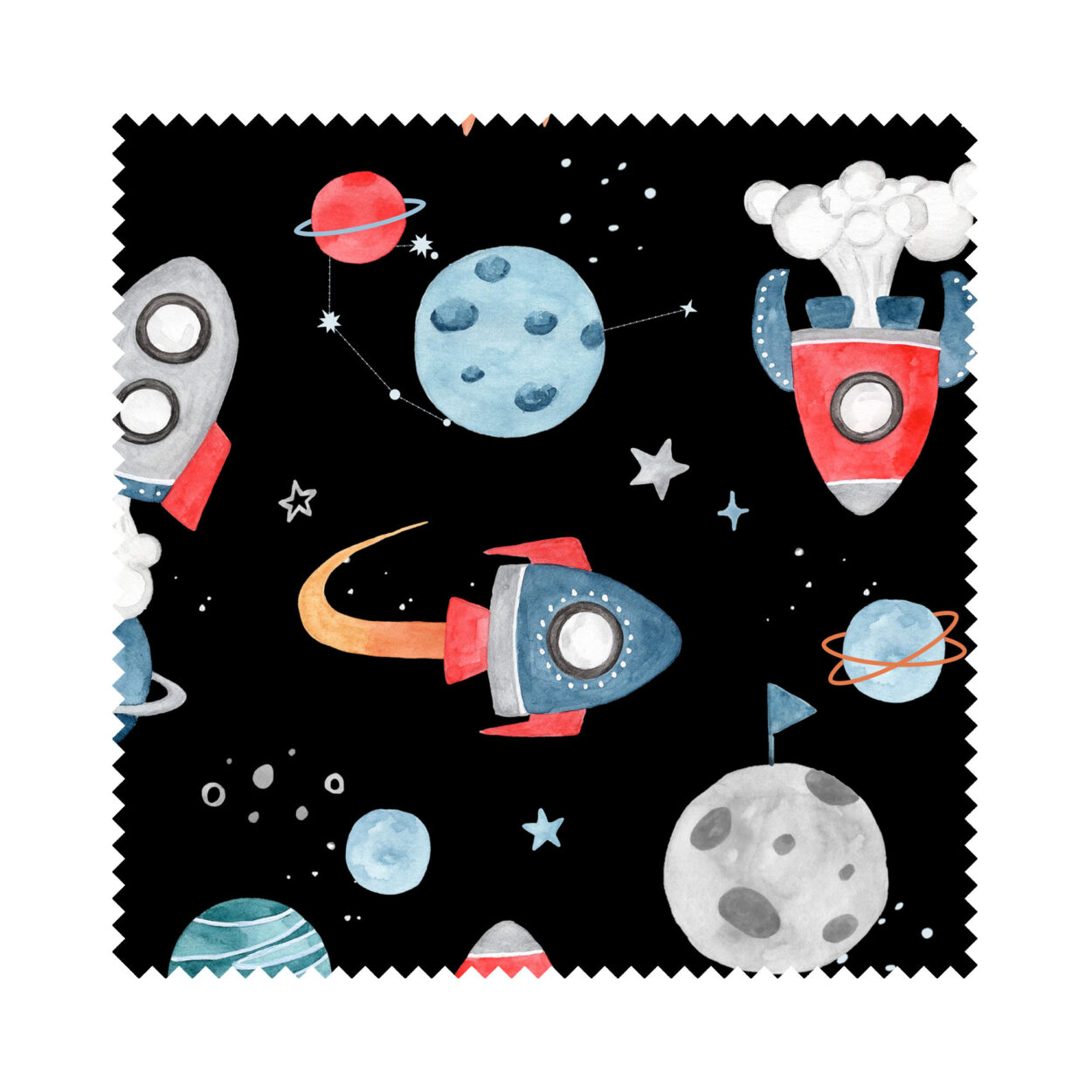 Space Rockets Black Blackout - Image 6