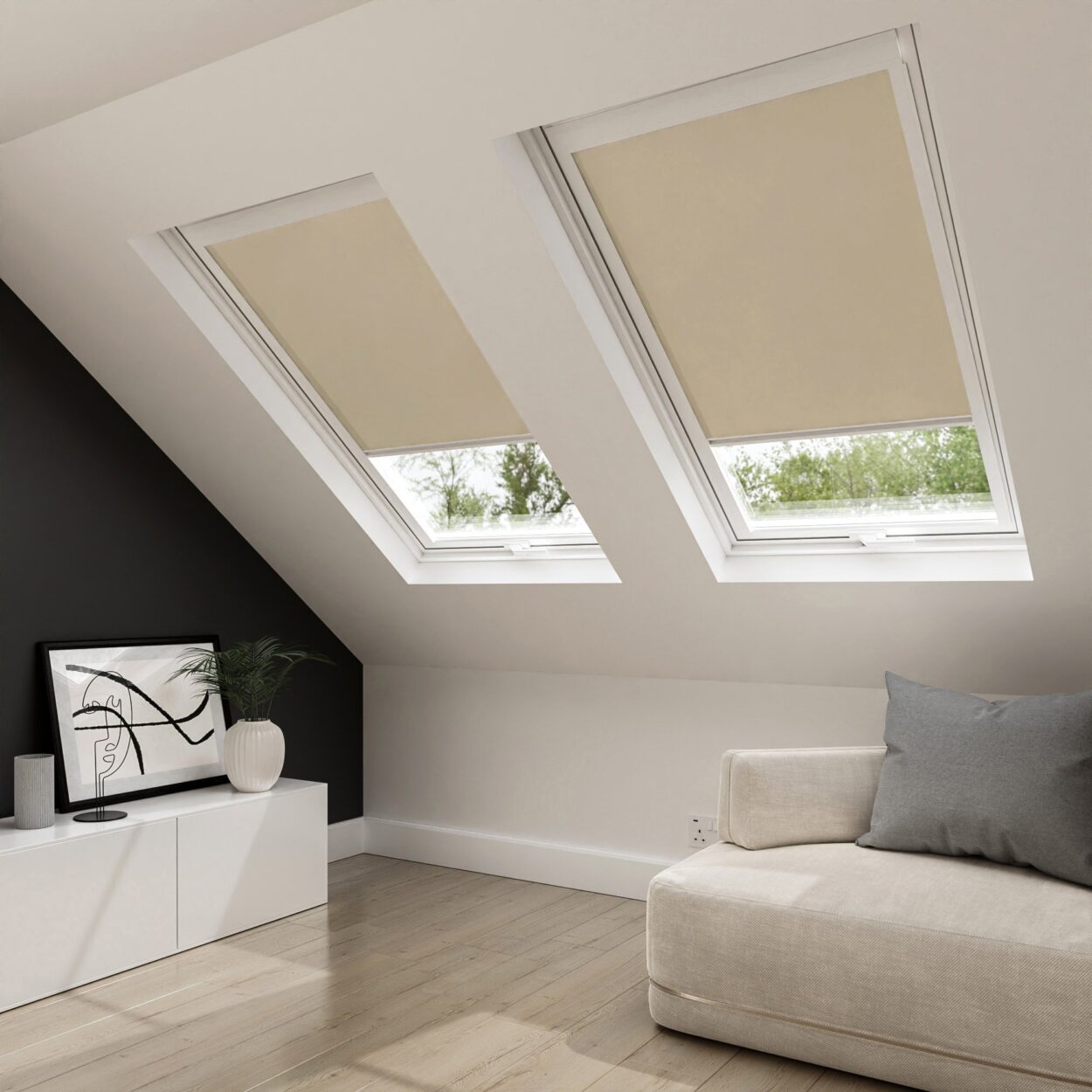 Splash Hessian Blind For RoofLITE