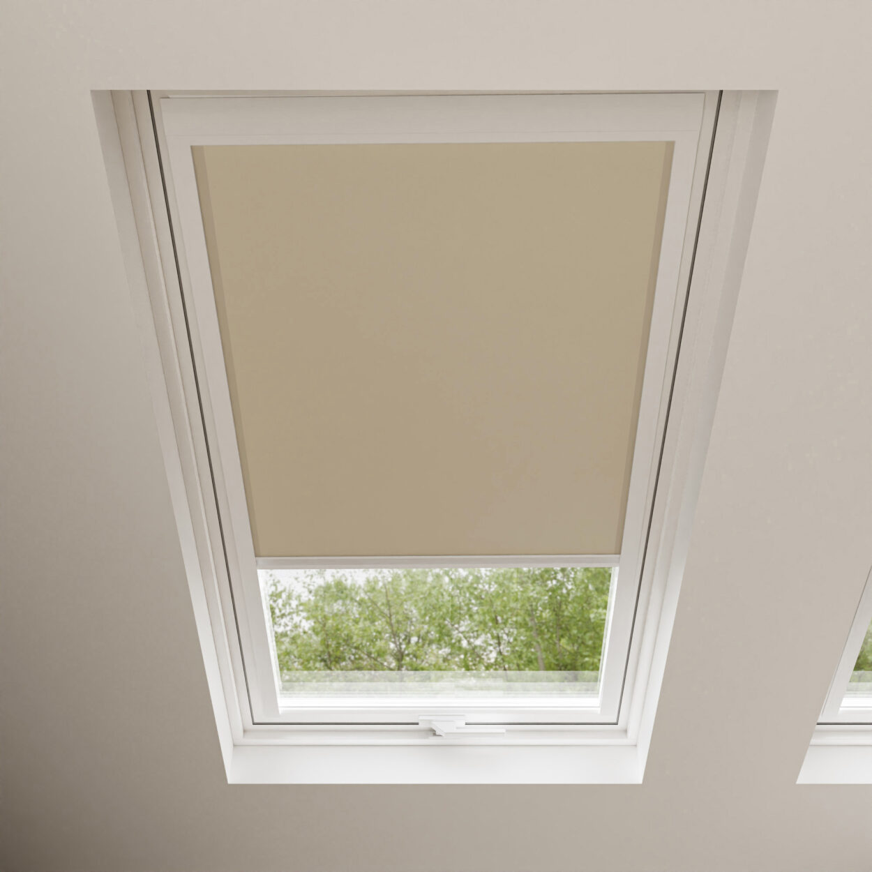 Splash Hessian Blind For Velux - Image 2