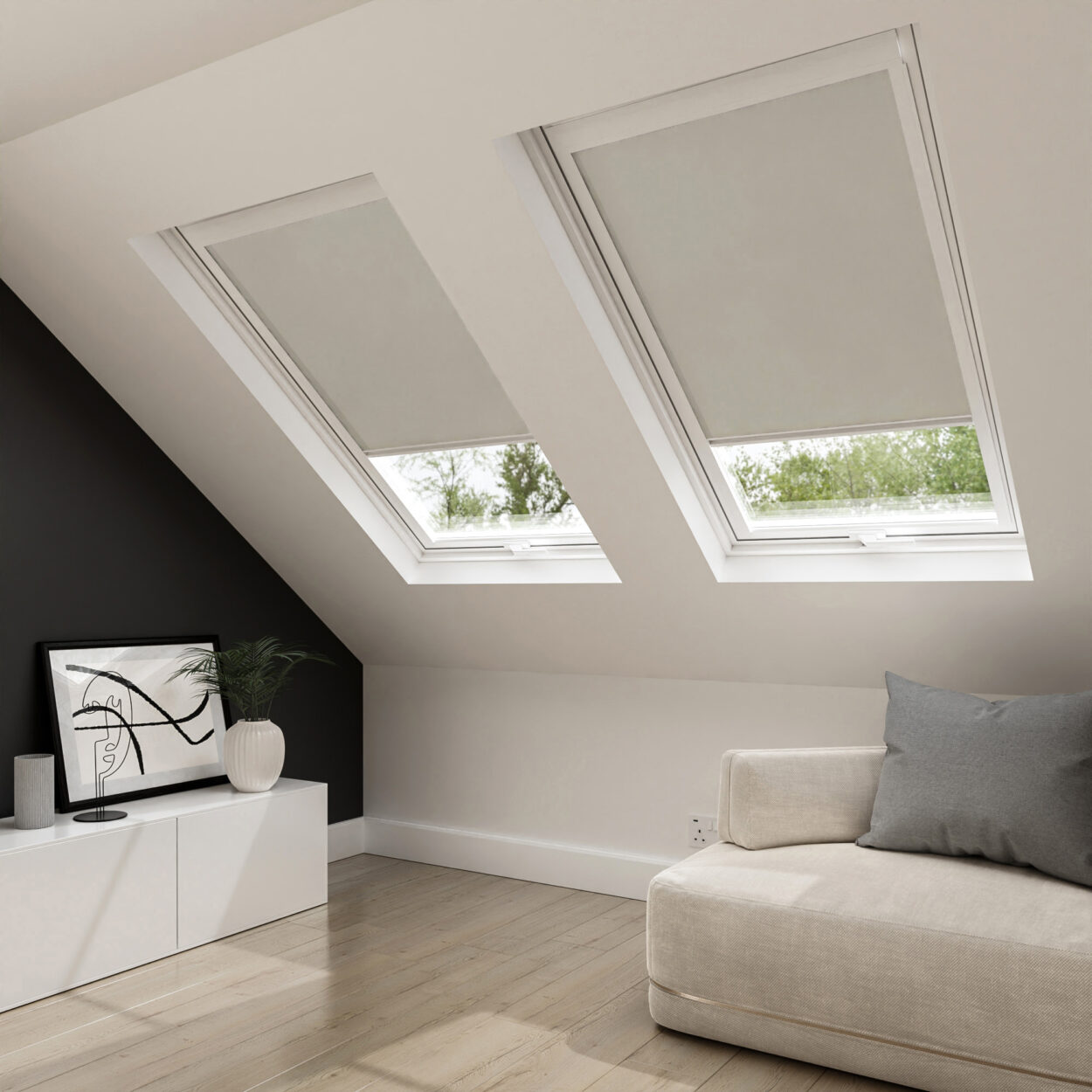 Splash Taupe Blind For Fakro