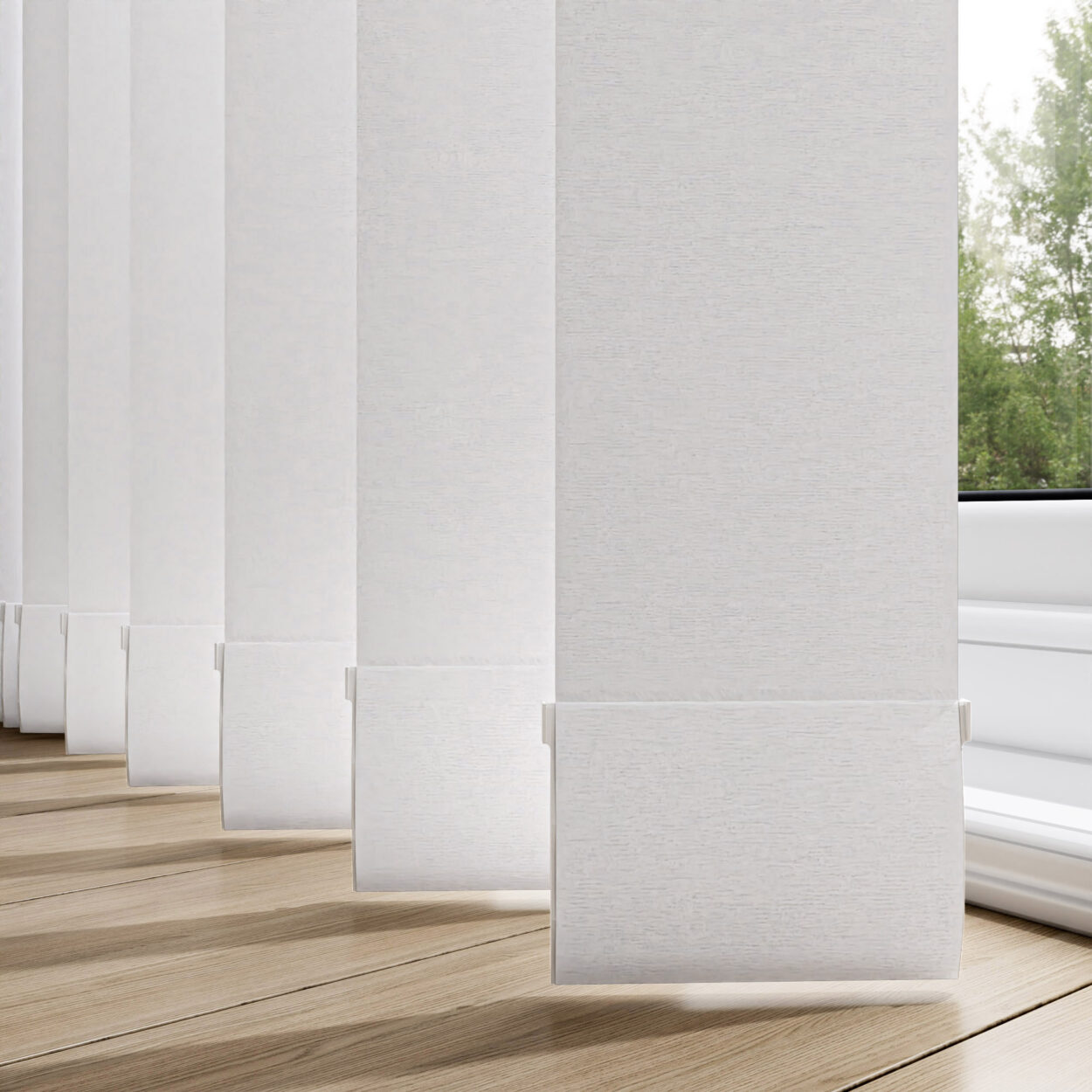 Staten White Replacement Slats