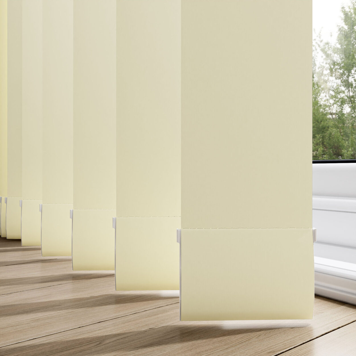 TradeChoice Blackout Cream Replacement Slats