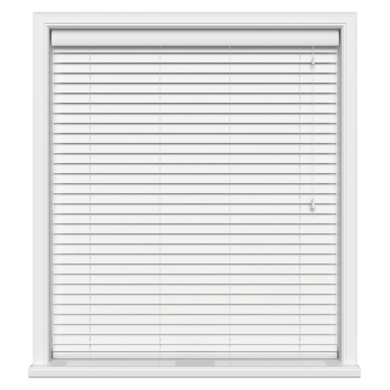 True White Grain Motorised  Eco-Wood