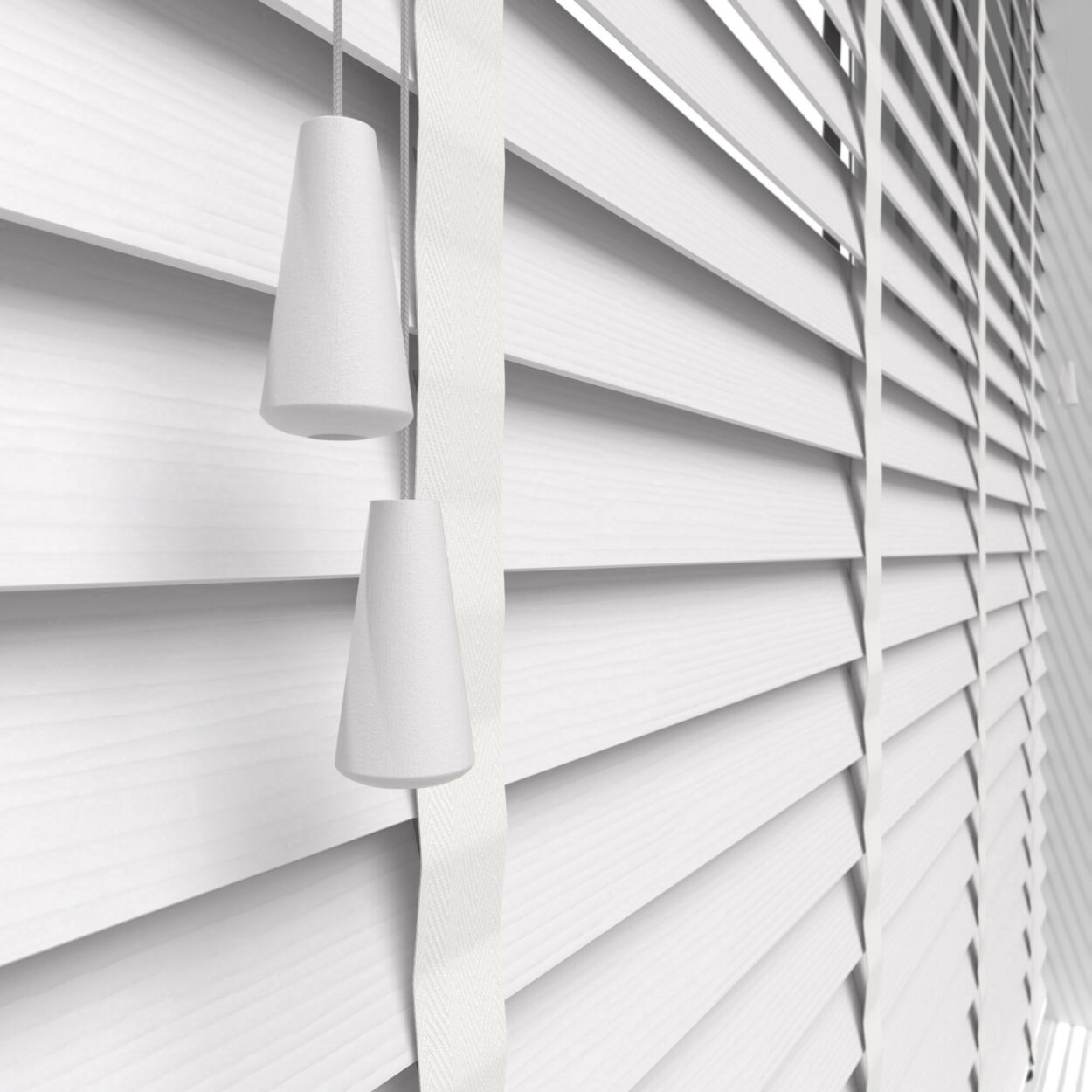 True White Grain With Chalk Tapes Eco-Wood - Image 6