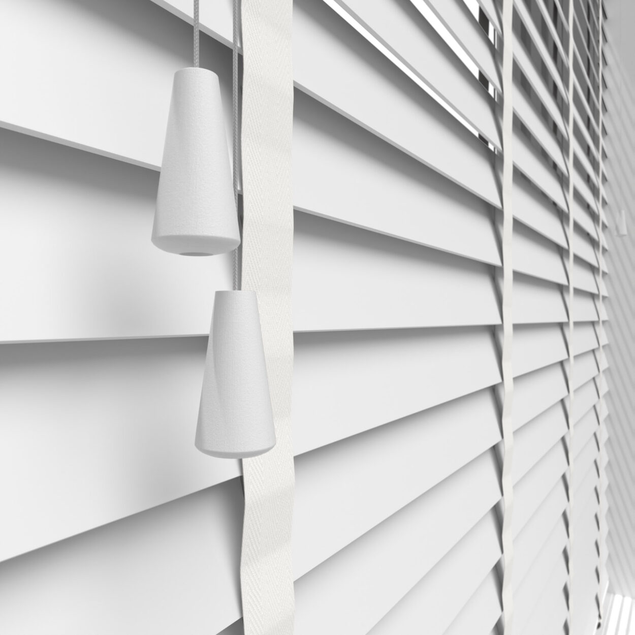True White With Chalk Tapes Eco-Wood - Image 6