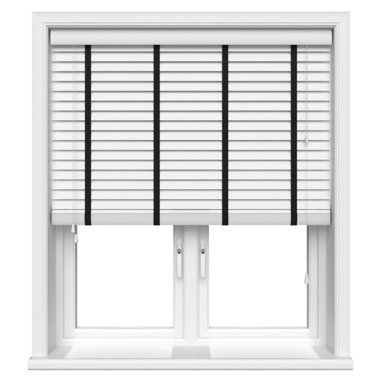 True White With Jet Tapes Eco-Wood - Image 2