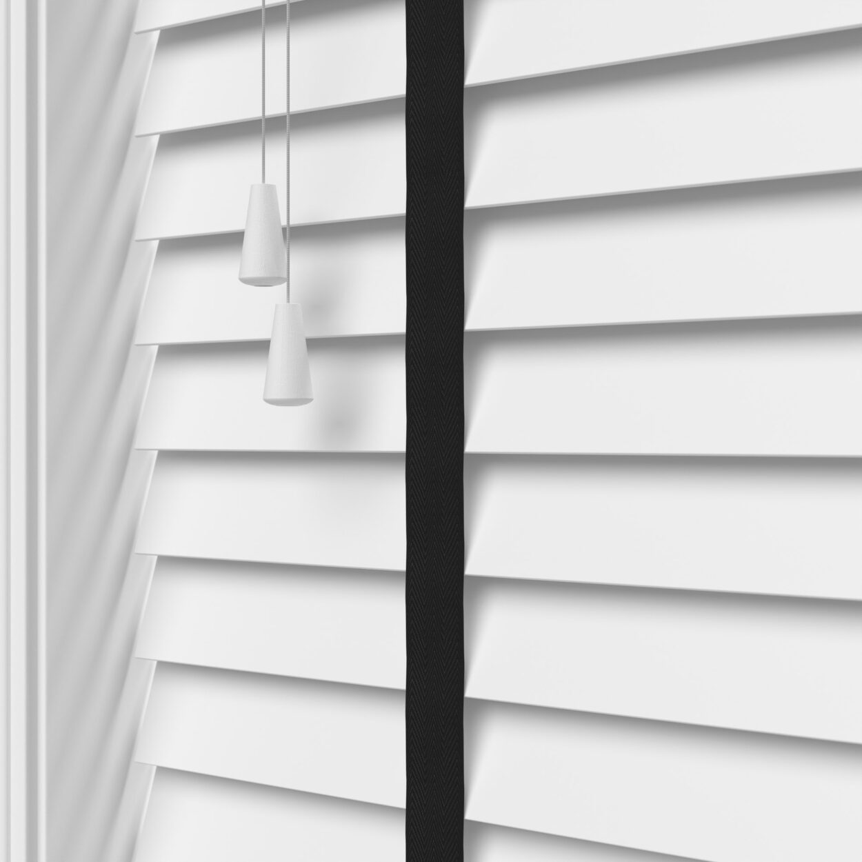 True White With Jet Tapes Eco-Wood - Image 5