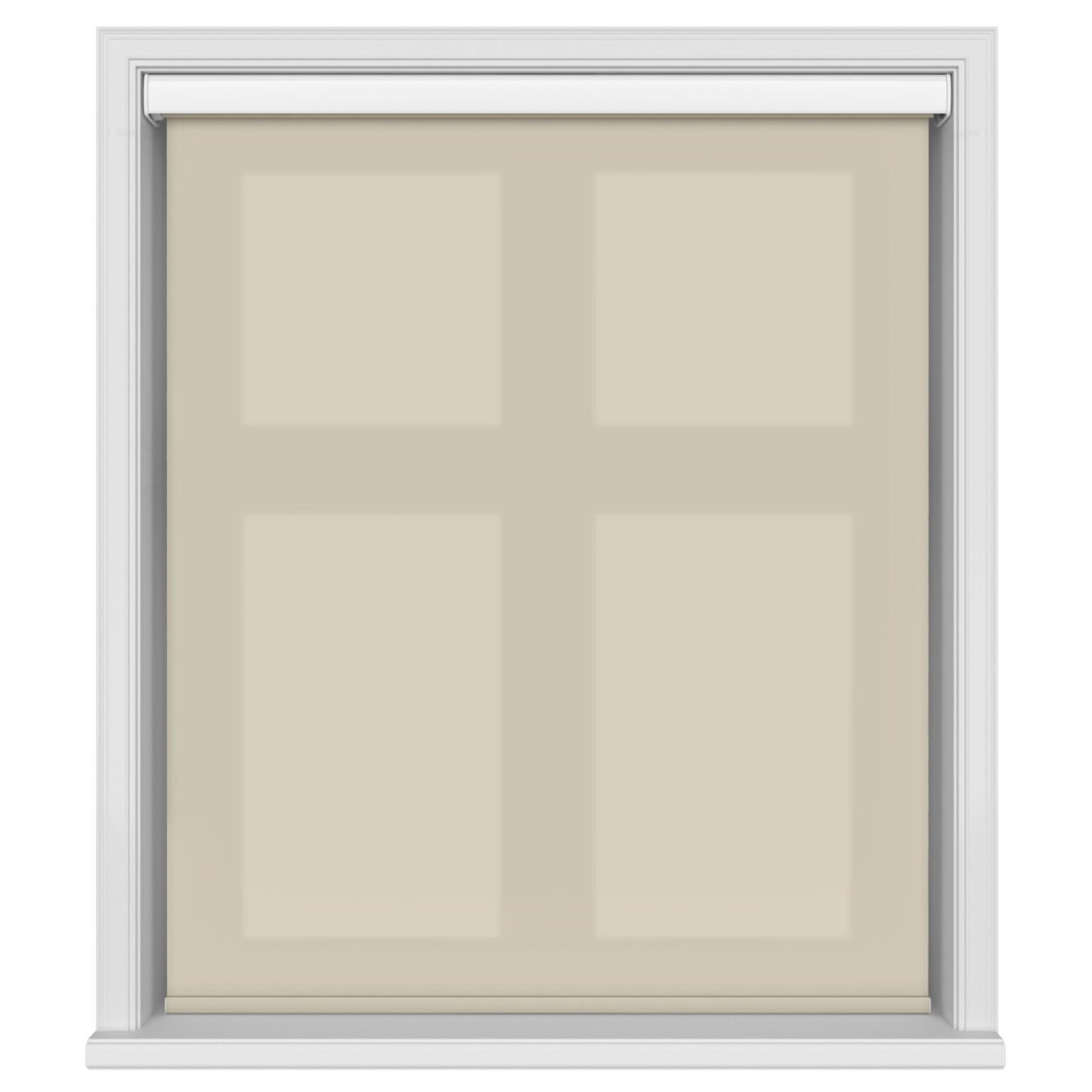 Unicolour Beige Cassette Motorised - Image 2