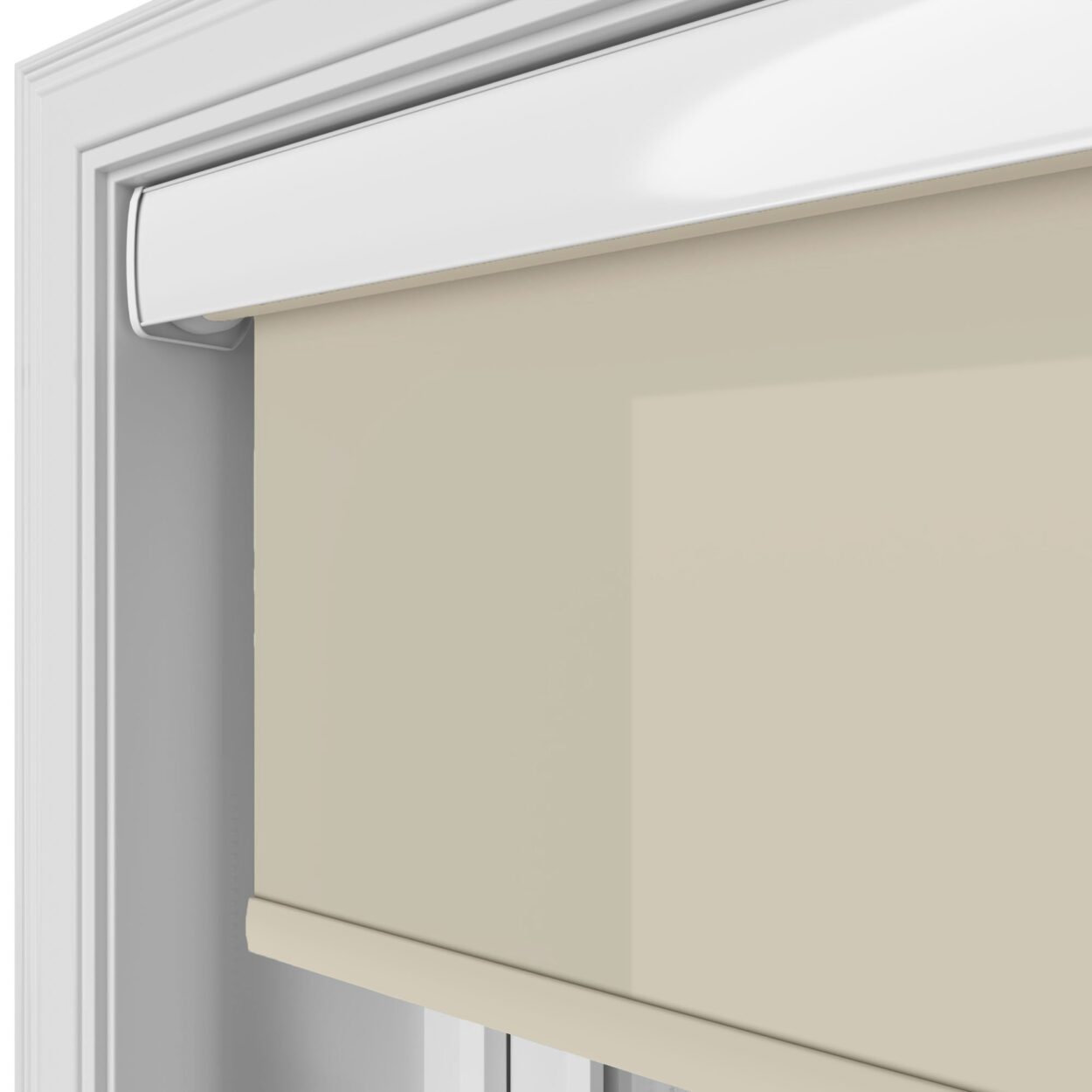 Unicolour Beige Cassette Motorised - Image 4