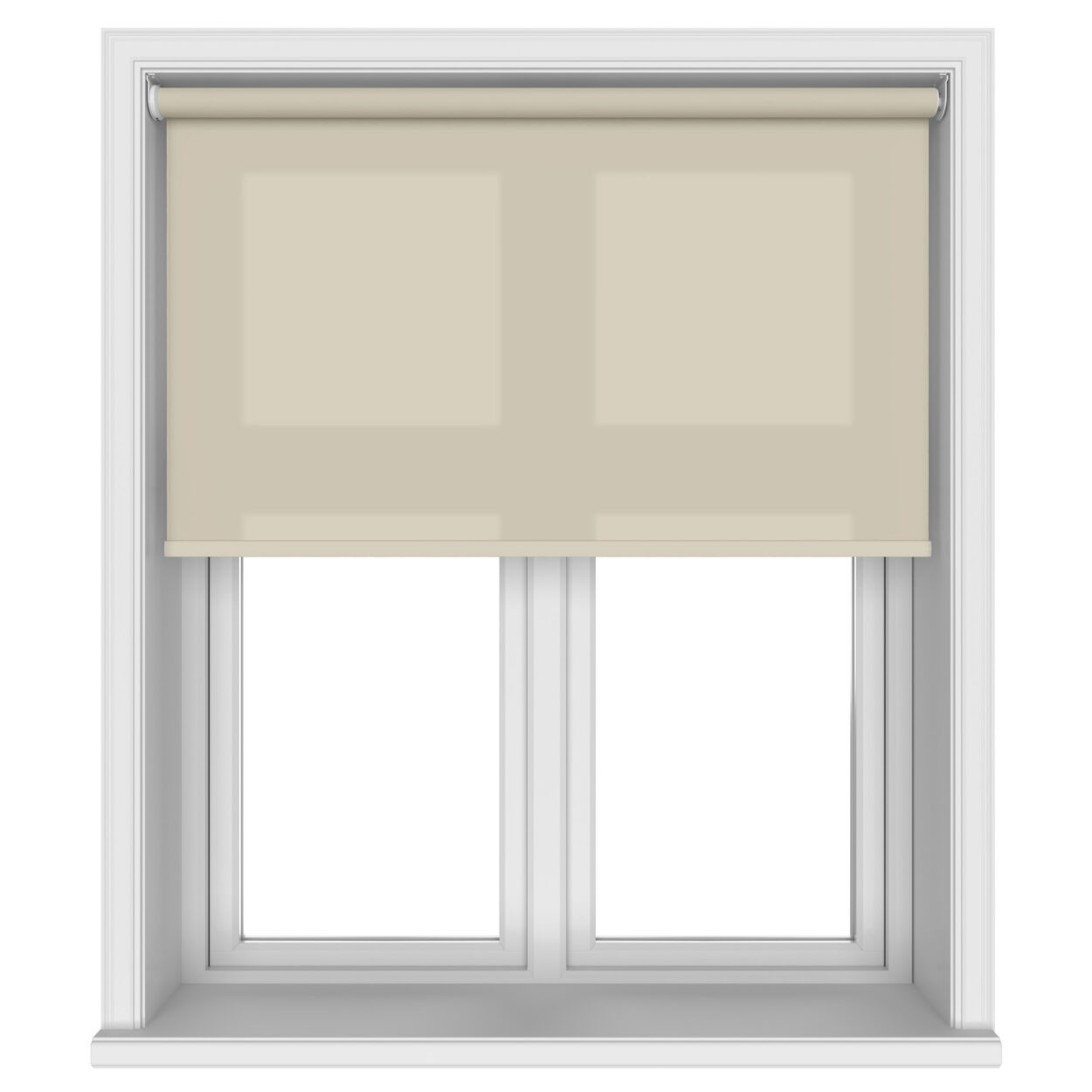 Unicolour Beige Motorised