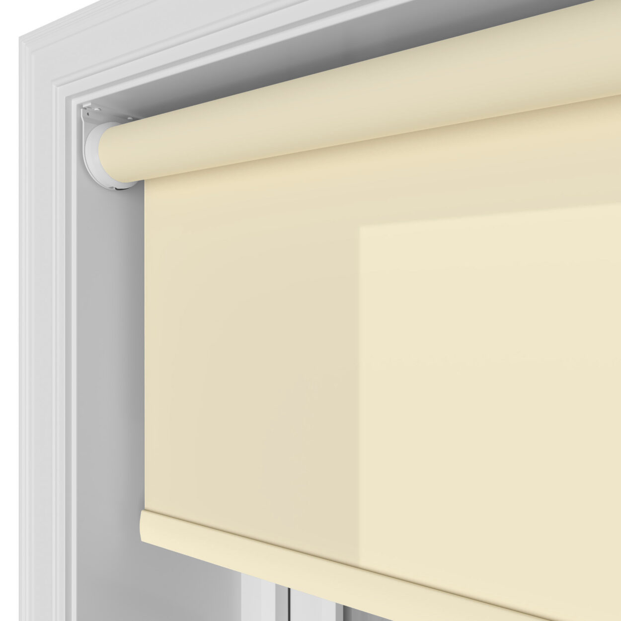 Unicolour Cream Motorised - Image 4