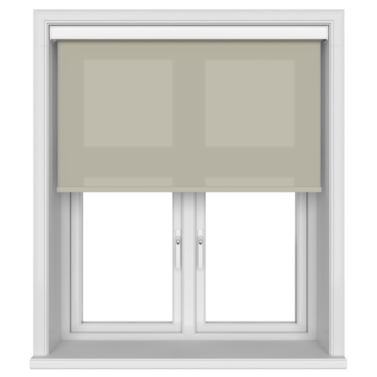 Unicolour Taupe Cassette Motorised