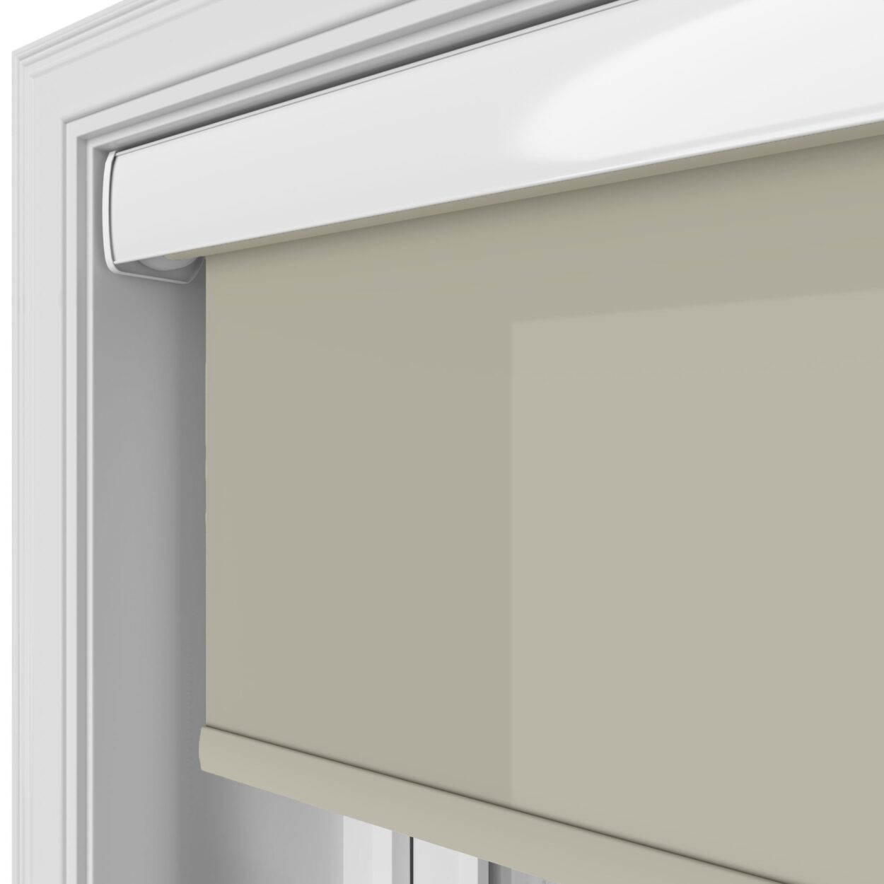 Unicolour Taupe Cassette Motorised - Image 4