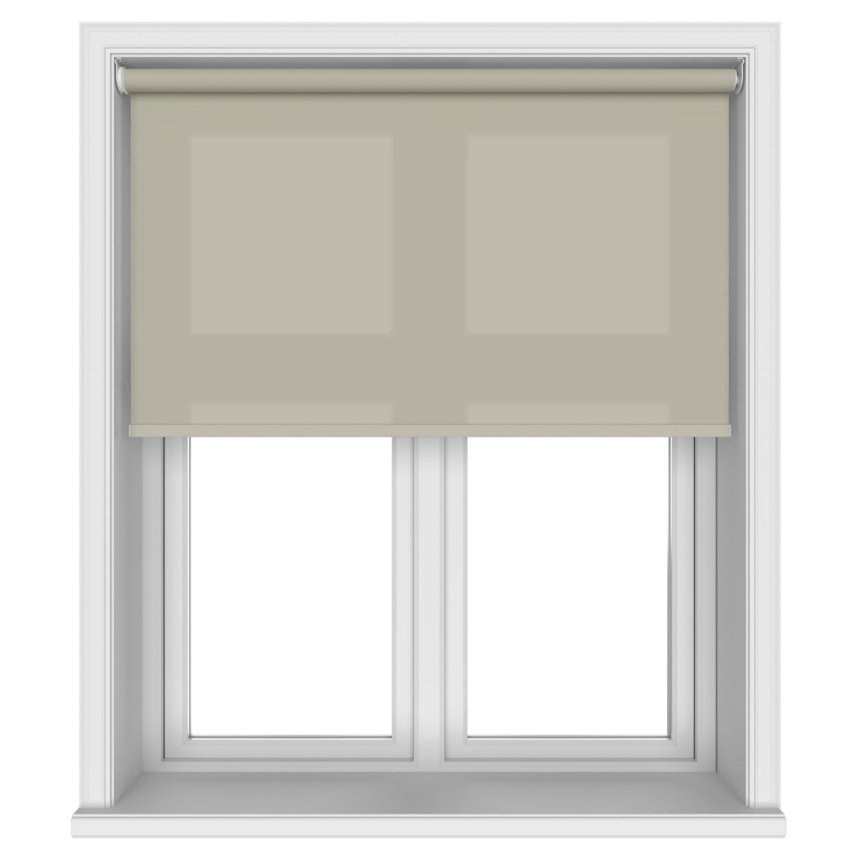 Unicolour Taupe Motorised
