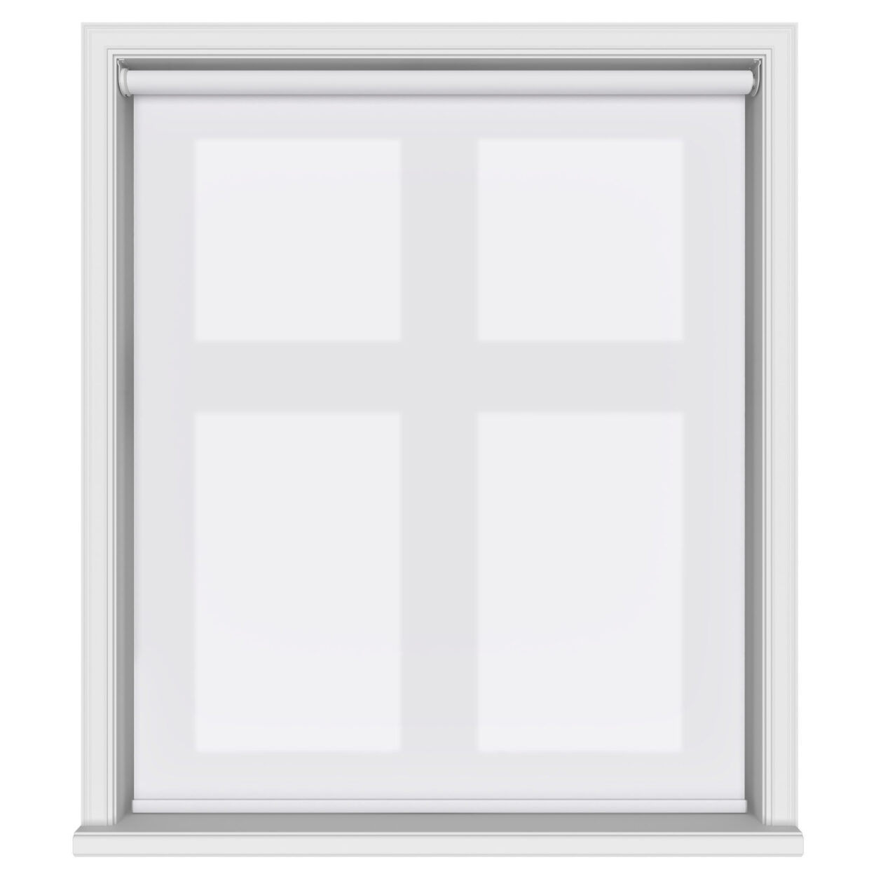 Unicolour White Motorised - Image 2