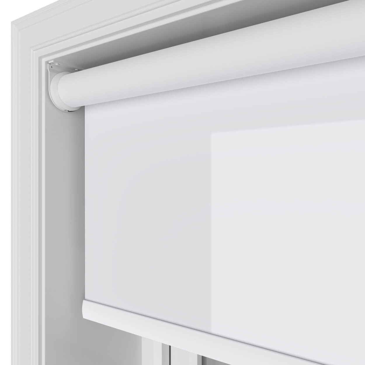 Unicolour White Motorised - Image 4