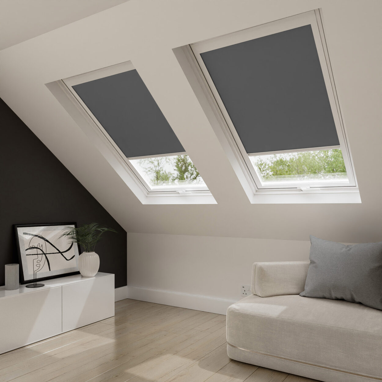 Unilux Anthracite Blind For Velux