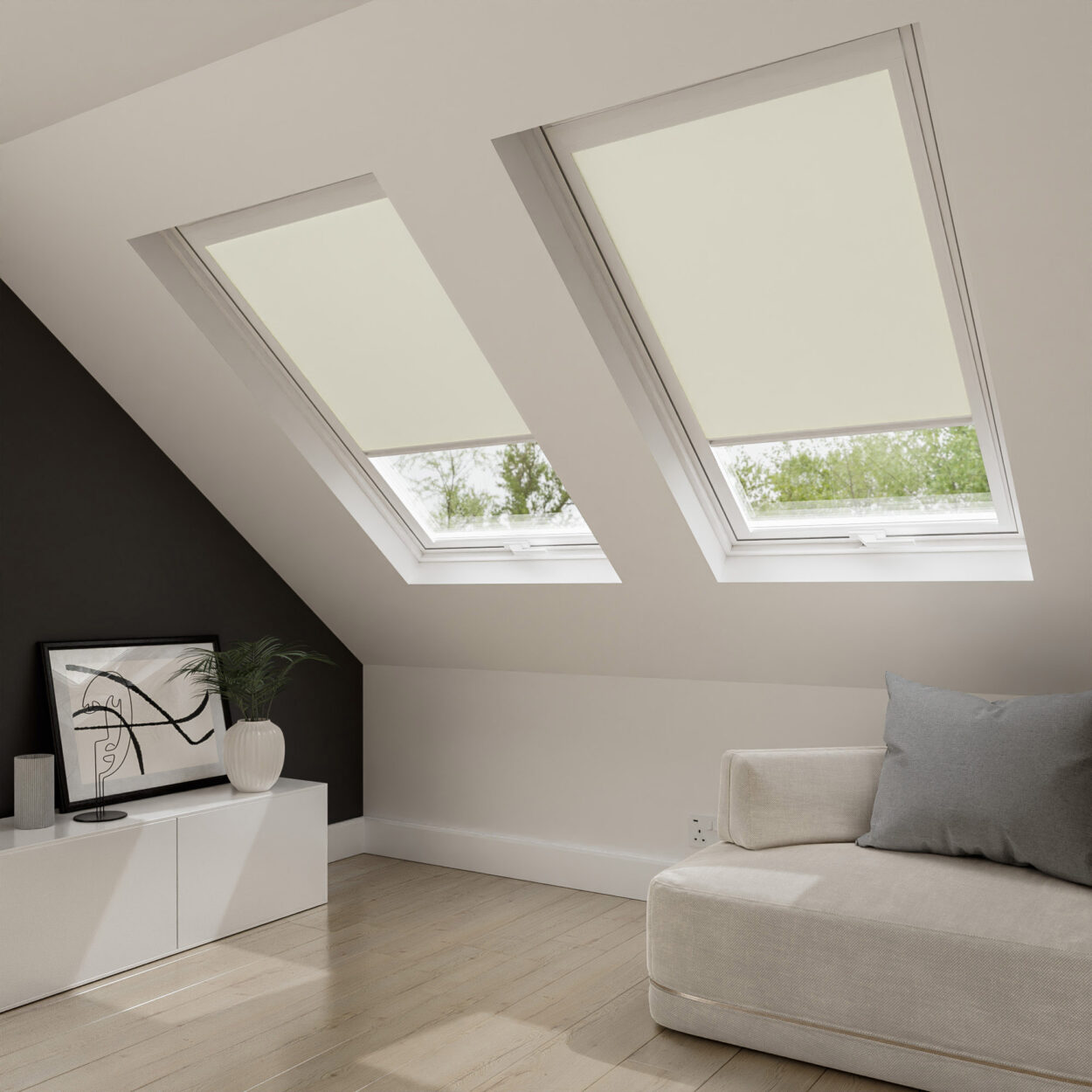Unilux Cream  Blind For Velux