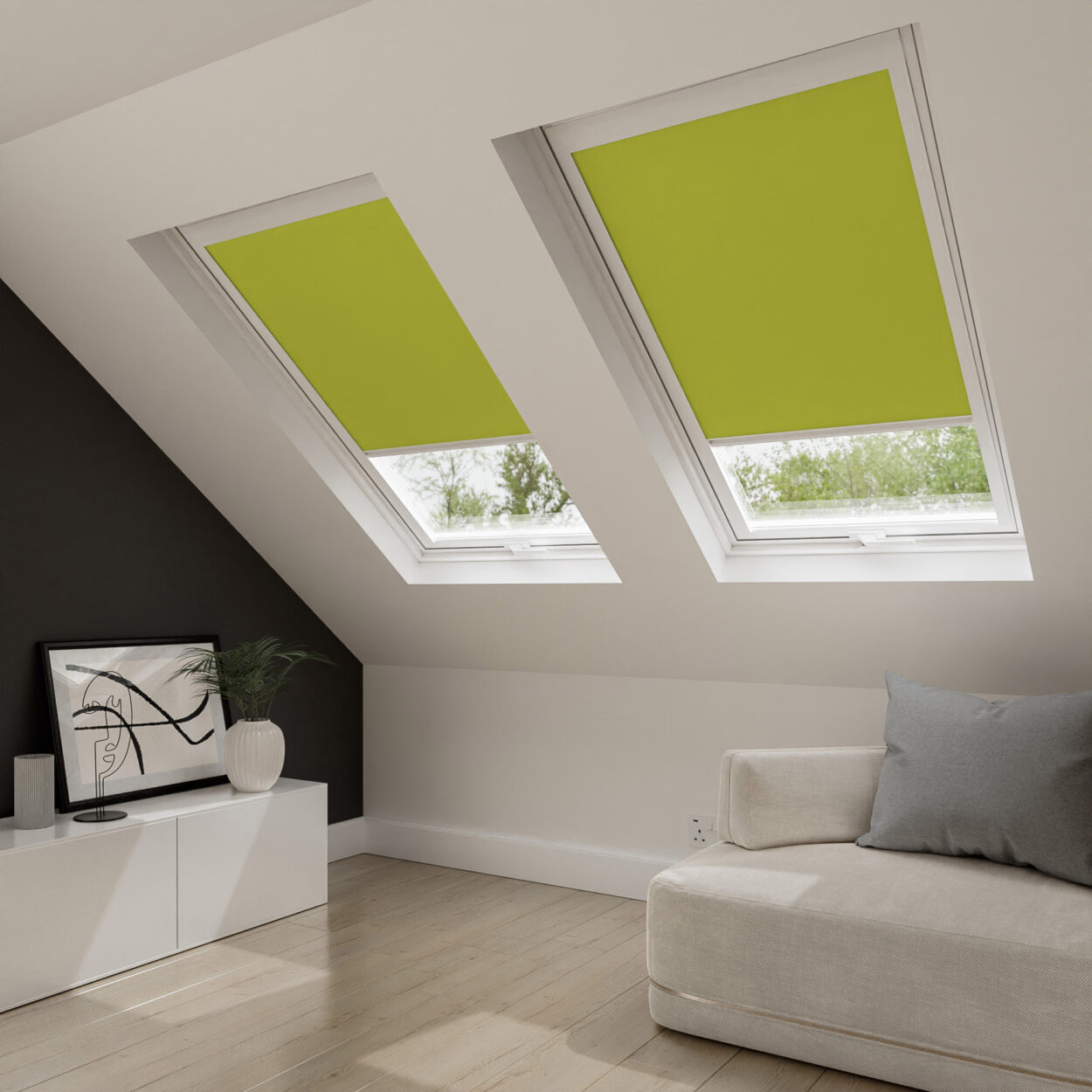 Unilux Lime  Blind For Keylite