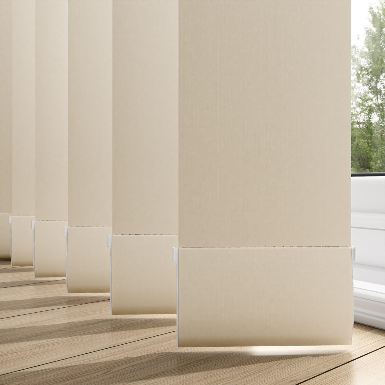 UniShade Beige 127mm Replacement Slats