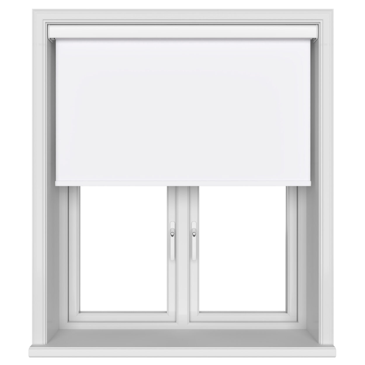 Unishade White Cassette Motorised